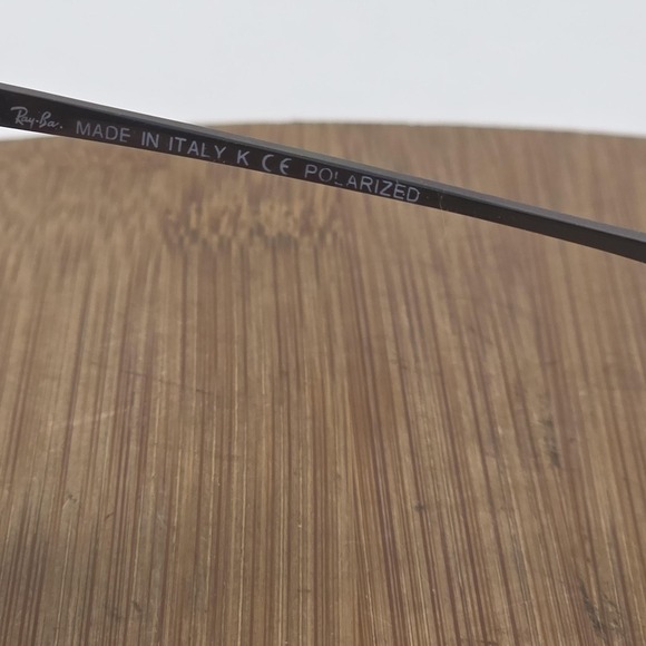 Ray-Ban RB4187 Chris Sunglasses 54mm Brown Tortoise Polarized Made Italy 622/8G - Picture 12 of 16